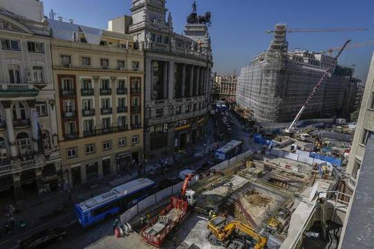 El polémico proyecto Canalejas está provocando  estragos en el centro de Madrid 