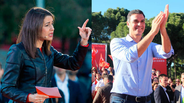 Arrimadas descarta en principio un pacto con el PSOE.