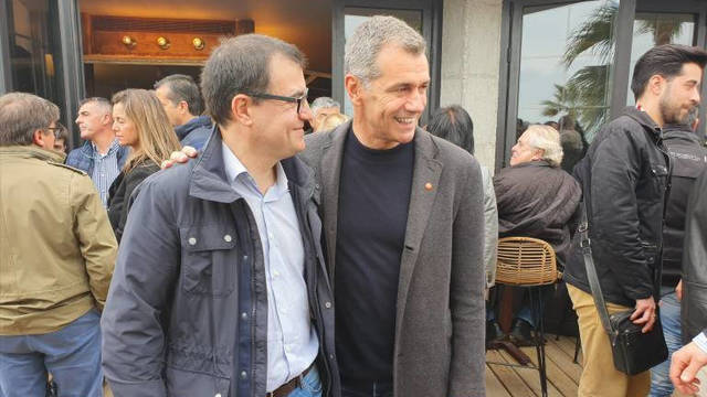 Jesús Merino, anterior candidato y Tony Cantó.