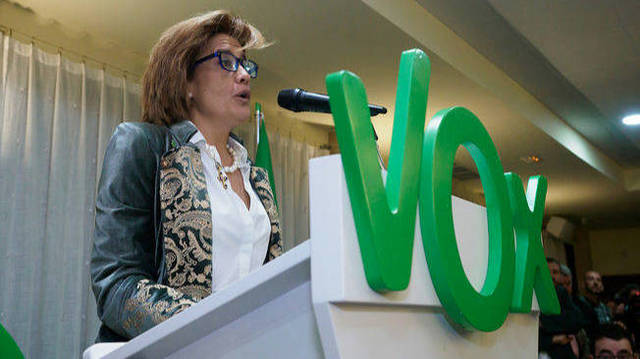 Rosario Velasco, presidenta provincial de Vox en Albacete.