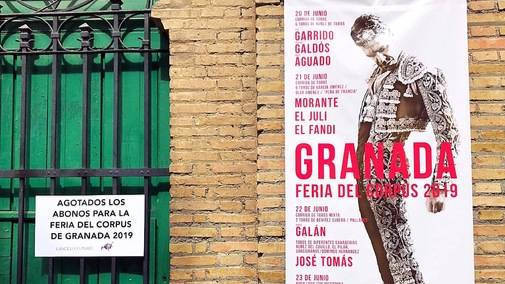 No hay billetes en Granada para ver a José Tomás. 