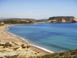 Playa Calataray, en Pulpí (Almería), donde apareció el cadáver de la mujer. 
