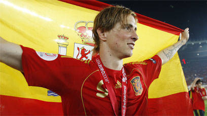 Fernando Torres con España.