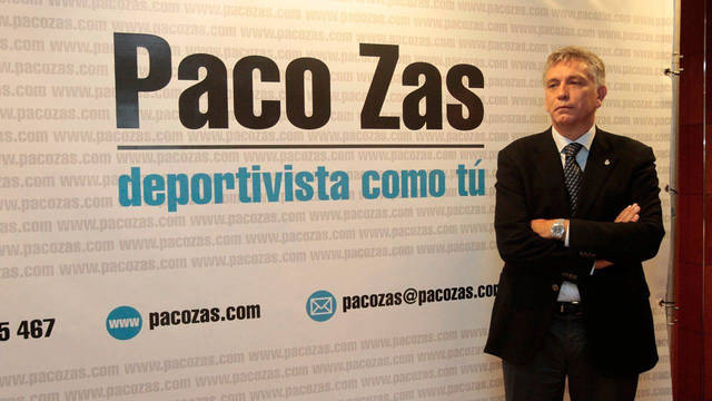 Paco Zas, presidente del Deportivo de la Coruña.