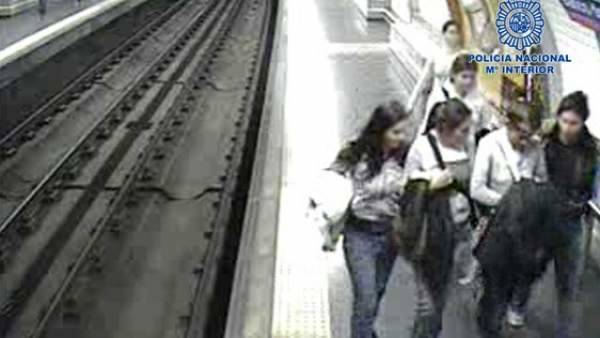 El 'clan de las Bosnias' en el metro de Madrid.
