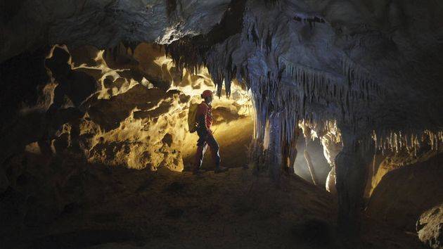 La cueva donde se busca a las espeleólogas.