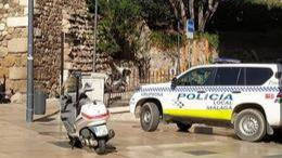 Un vehículo de la policía local de Málaga.