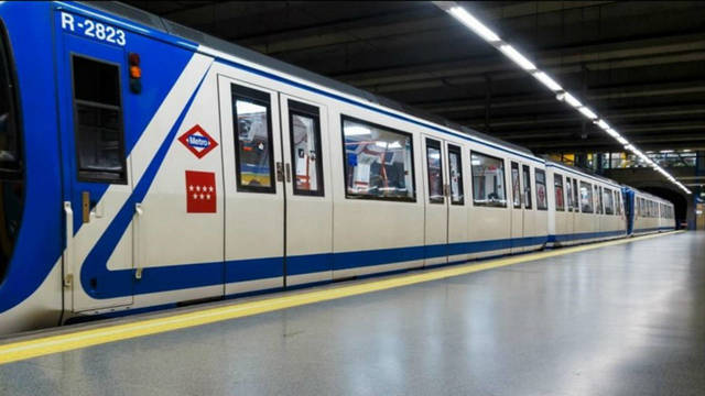 Un vehículo del Metro de Madrid.