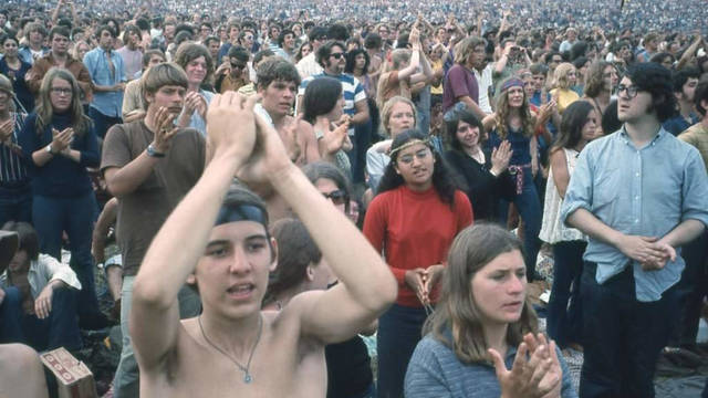 Concierto de Woodstock. 