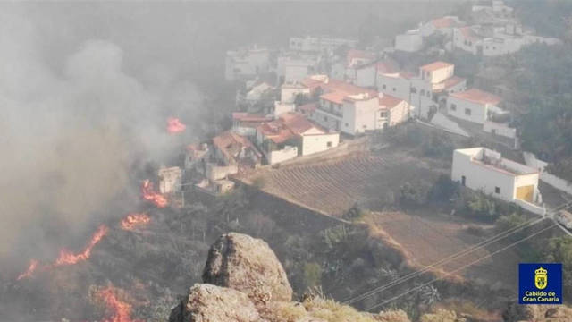 Incendio en Gran Canaria.