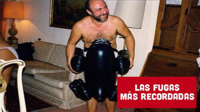 Luis Roldán en una imagen de un polémico reportaje sobre su vida publicado en los 90. 