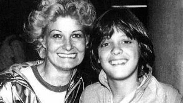 Luis Miguel con su madre Marcela Basteri. 
