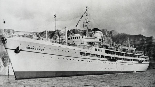 El crucero Agamenón. 