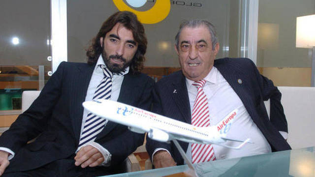 Juan José Hidalgo (derecha), dueño de Globalia, junto a su hijo Javier Hidalgo, CEO de la empresa turística
