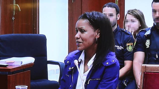Ana Julia Quezada durante el juicio