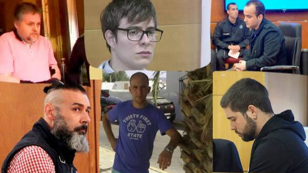 Algunos de los condenados a Prisión Permanente Revisable en España.