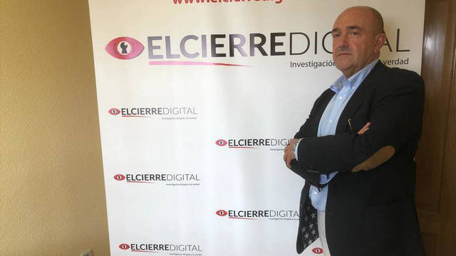 Jesús Díaz Barreiros en la sede de Elcierredigital.com.
