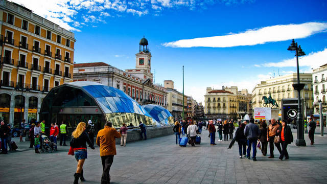 La Plaza de la Puerta del Sol, buscará ser 100% peatonal.