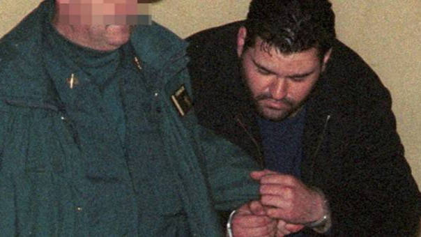 El violador múltiple de Málaga, Juan Carlos Gómez Rubio, en el momento de su detención en 2002