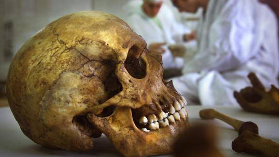 El cráneo podría pertenecer a su pareja, desaparecido hace ocho años