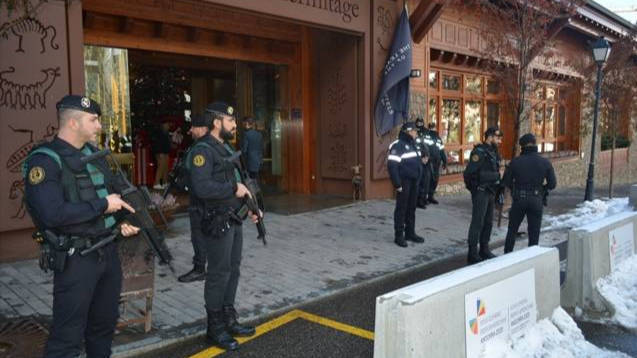 La Guardia Civil se ha desplegado en Andorra.