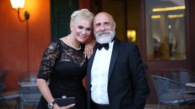 Marcia Di Lele con su marido Roberto Vilasanta. 