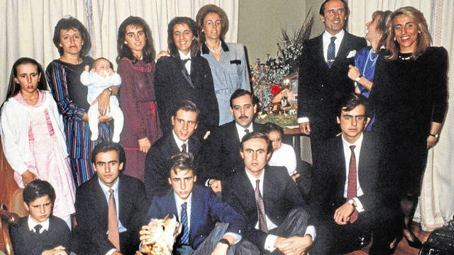La familia Ruiz Mateos en una foto antigua.