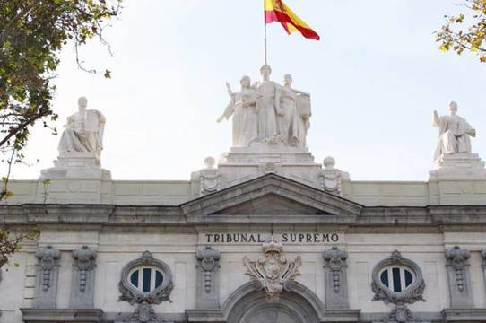 Fachada principal del Tribunal Supremo (Madrid).