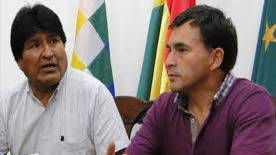Evo Morales y Juan Ramón Quintana.