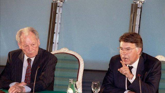 Willy Brandt y Felipe González.