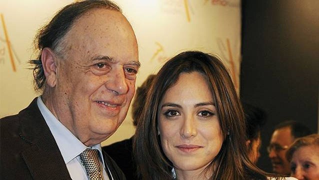 Carlos Falcó con su hija Tamara.