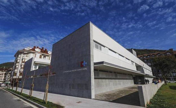 El centro de salud de Santoña.