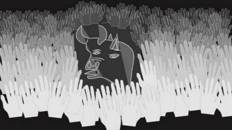 Una alegoría del toro de Guernica.