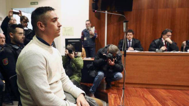 Rodrigo Lanza durante el juicio.