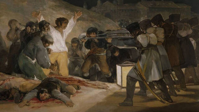 'Los fusilamientos en la montaña del Príncipe Pío', de Francisco de Goya