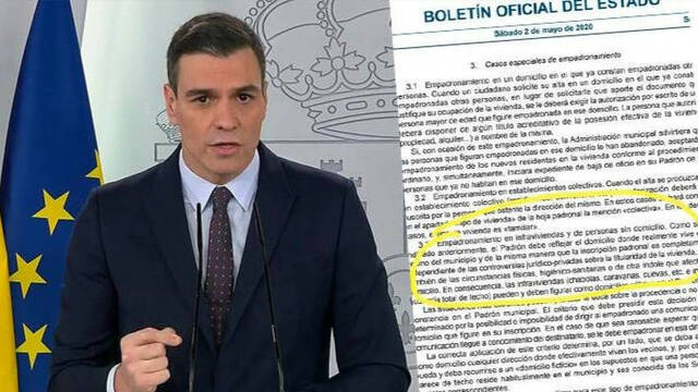 Pedro Sánchez y la confusa orden del BOE.