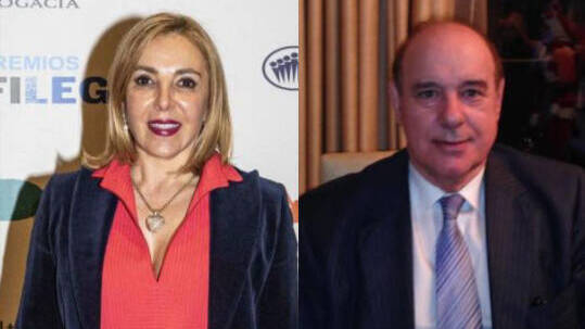 Emilia Zaballos y José Antonio Sánchez, dos de los abogados que han firmado la última querella./ Confilegal.