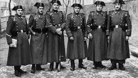 Guardias civiles en 1936.