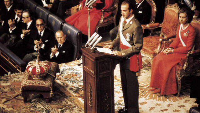 La coronación del Rey Juan Carlos I.