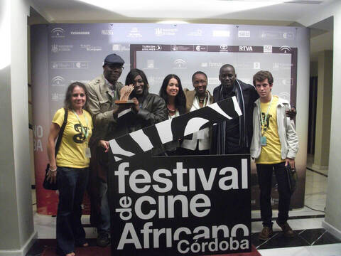 Uno de los muchos e interesantes momentos vividos en el Festival de Cine Africano de Córdoba.