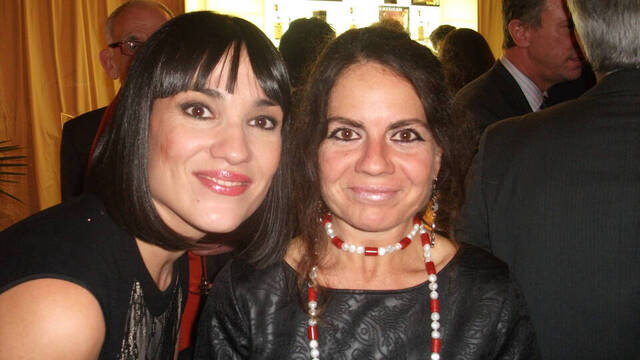 Irene Villa y Pilar Redondo en Madrid en un acto cultural