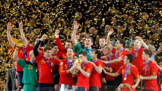 Diez años del triunfo de España en el Mundial de Sudáfrica. 