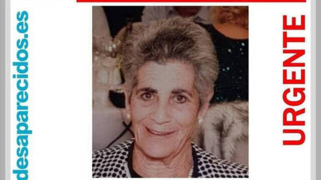 Cartel con la desaparición de Josefa Padilla.
