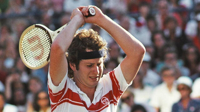 La clase de McEnroe como jugador es tan recordada como su temperamento.