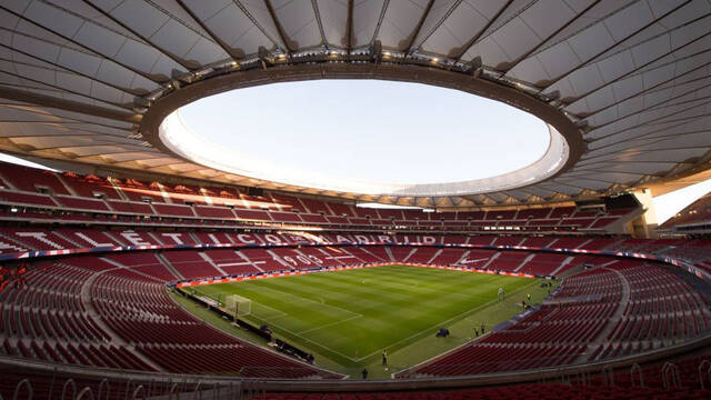 El Wanda Metropolitano alberga los partidos de local del Atlético de Madrid. 