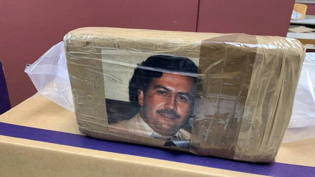 La droga con la cara de Pablo Escobar.