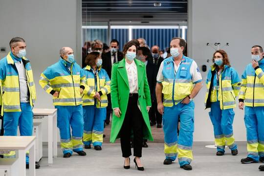 Isabel Díaz Ayuso, durante la inauguración del nuevo hospital. /Comunidad de Madrid