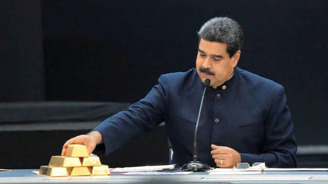 Nicolás Maduro y el oro de Venezuela.