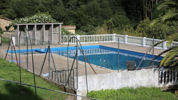 La piscina donde se ahogó el pequeño Izan.