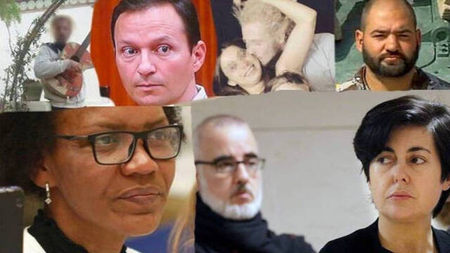 Algunas de las personas que mataron a sus hijos o los de sus parejas.